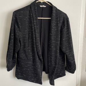 Black cropped blazer